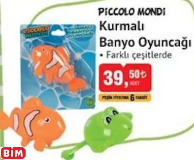 PİCCOLO MONDİ KURMALI BANYO OYUNCAĞI